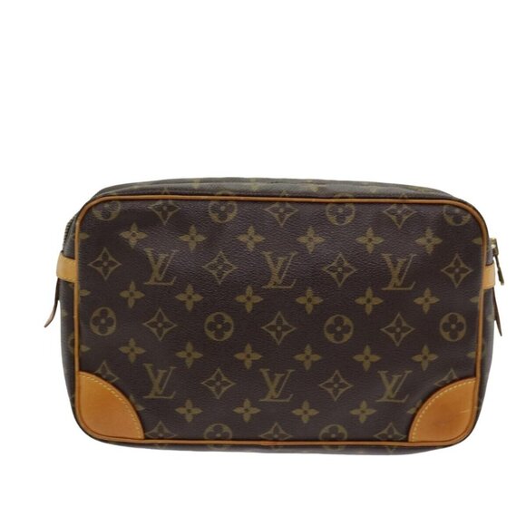LOUIS VUITTON Monogram Compiegne 28 Clutch Bag - Picture 2 of 16
